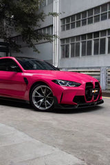 BMW M3 G80 G81 2021-ON & M4 G82 G83 2021-ON with Aftermarket Parts - V3 Style Pre-preg Carbon Fiber Front Lip from BCTXE Tuning