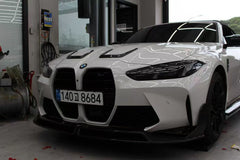 BMW M3 G80 G81 2021-ON & M4 G82 G83 2021-ON with Aftermarket Parts - V3 Style Pre-preg Carbon Fiber Front Lip from BCTXE Tuning