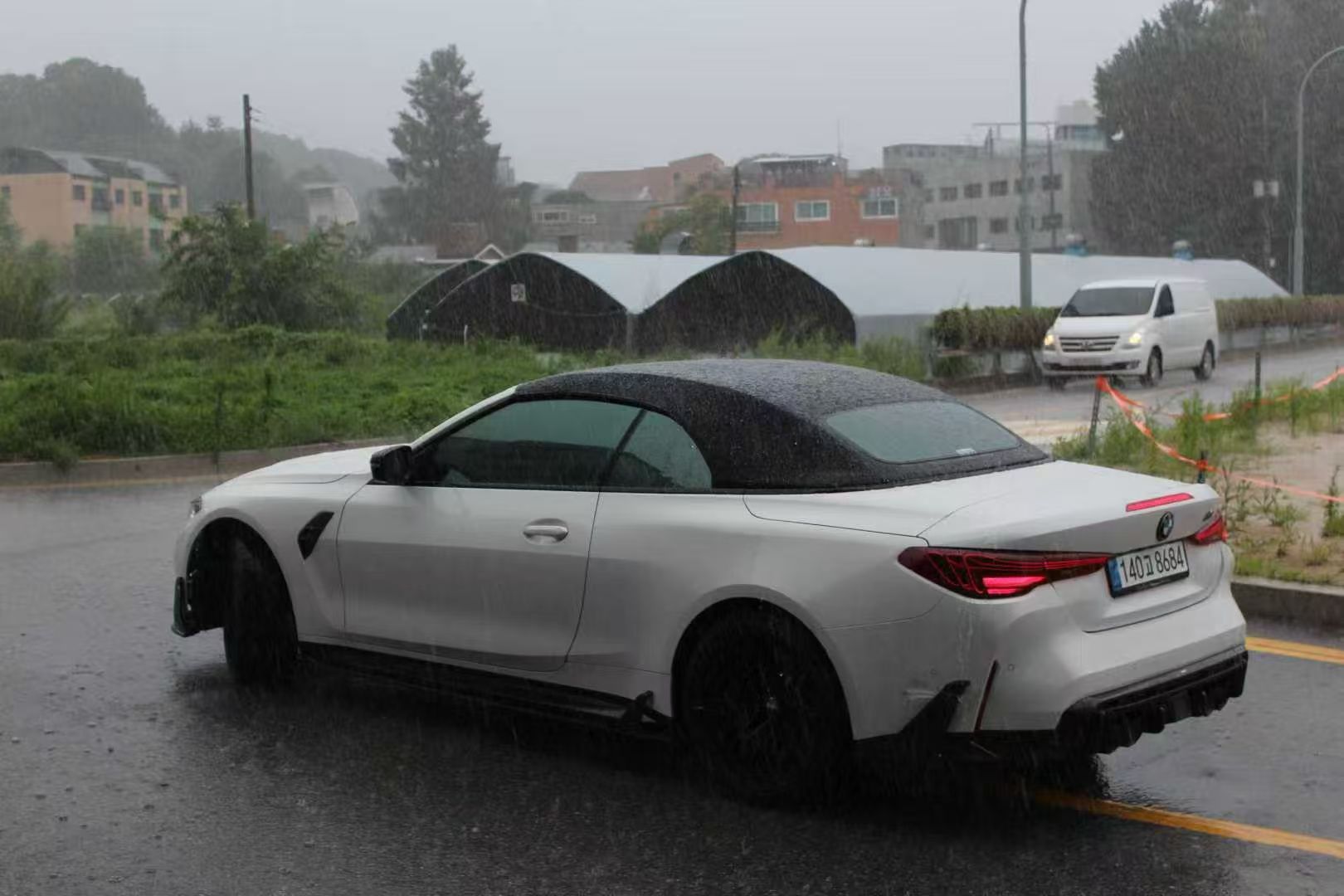 BMW M4 G82 G83 2021 2022 2023 2024 with Aftermarket Parts - V2 Style Rear Diffuser & Canards Pre-preg Carbon Fiber from BCTXE Tuning