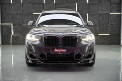 BMW X3M X3MC F97 LCI 2022 2023 2024 & X4M X4MC F98 LCI 2022 2023 2024 with Aftermarket Parts - Middle Vent Bumper Valences Pre-preg Carbon Fiber from BCTXE Tuning