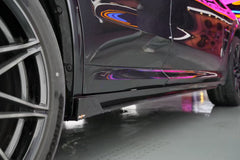 BMW X3 G01 & X3M X3MC F97 (Fits Both Pre-LCI & LCI) 2019 2020 2021 2022 2023 2024 & X4 G02 & X4M X4MC F98 (Fits Both Pre-LCI & LCI) 2019 2020 2021 2022 2023 2024 with Aftermarket Parts - V2 Side Skirts Pre-preg Carbon Fiber from BCTXE Tuning