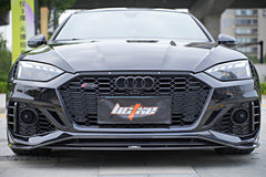 Audi RS5 B9.5 2020-ON with Aftermarket Parts - Front Lip Pre-preg Carbon Fiber from BCTXE Tuning