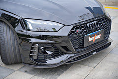 Audi RS5 B9.5 2020-ON with Aftermarket Parts - Front Lip Pre-preg Carbon Fiber from BCTXE Tuning