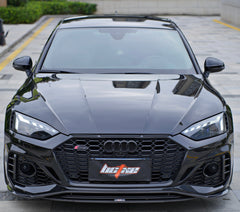 Audi RS5 B9.5 2020-ON with Aftermarket Parts - Front Lip Pre-preg Carbon Fiber from BCTXE Tuning