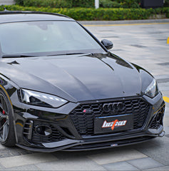 Audi RS5 B9.5 2020-ON with Aftermarket Parts - Front Lip Pre-preg Carbon Fiber from BCTXE Tuning