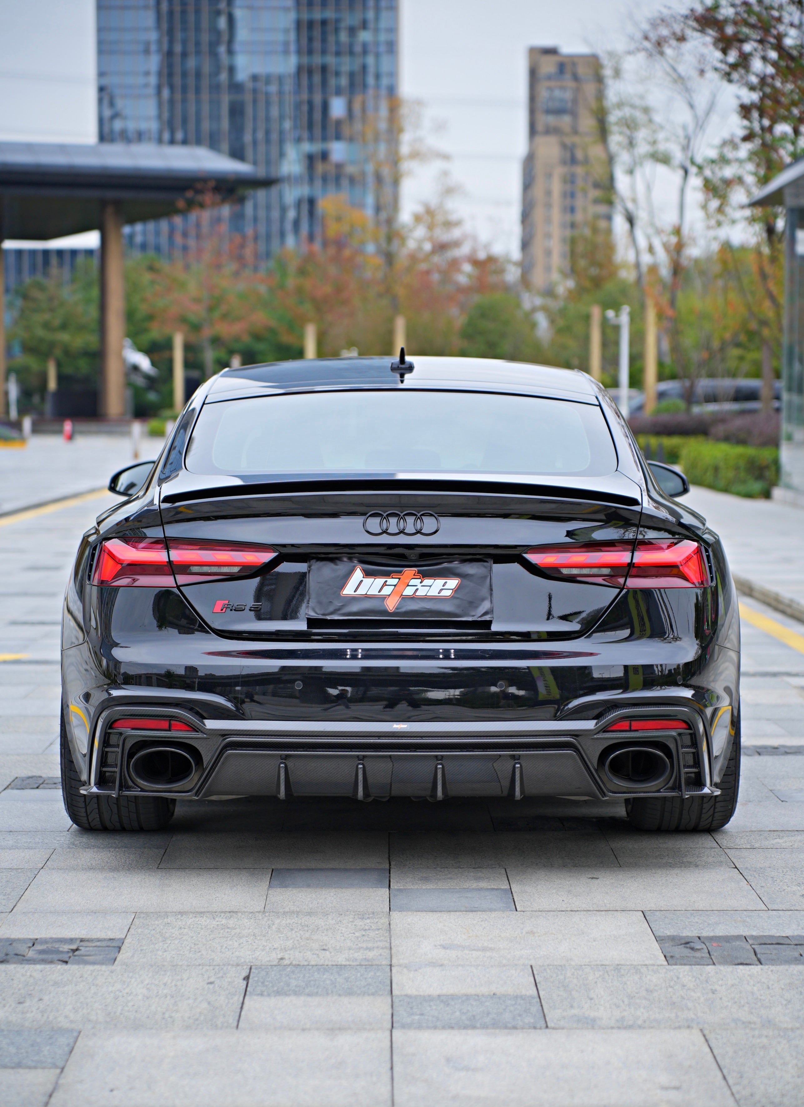 Audi RS5 B9.5 2020-ON with Aftermarket Parts - Rear Diffuser Pre-preg Carbon Fiber from BCTXE Tuning