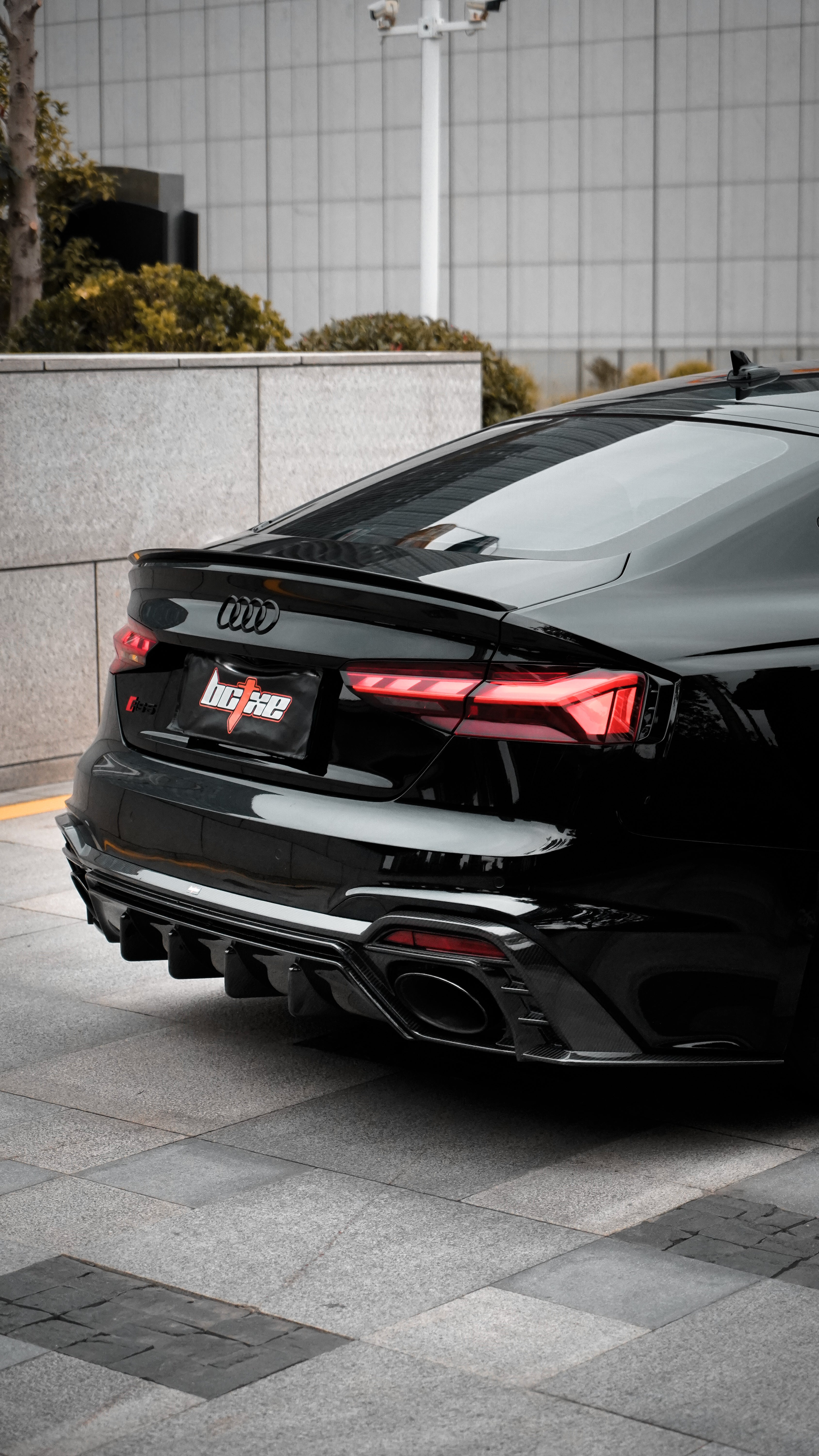 Audi RS5 B9.5 2020-ON with Aftermarket Parts - Rear Diffuser Pre-preg Carbon Fiber from BCTXE Tuning