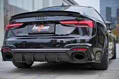 Audi RS5 B9.5 2020-ON with Aftermarket Parts - Rear Diffuser Pre-preg Carbon Fiber from BCTXE Tuning