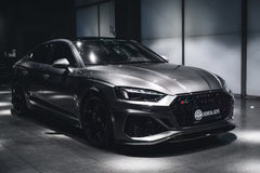 Audi RS5 B9.5 2020-ON with Aftermarket Parts - Front Lip Pre-preg Carbon Fiber from BCTXE Tuning