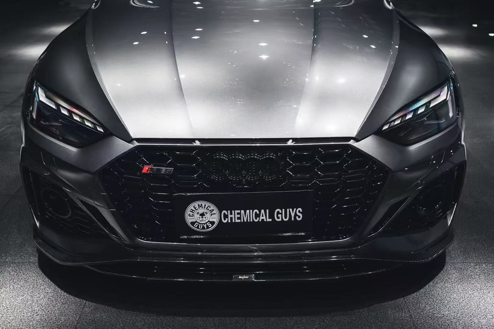 Audi RS5 B9.5 2020-ON with Aftermarket Parts - Front Lip Pre-preg Carbon Fiber from BCTXE Tuning