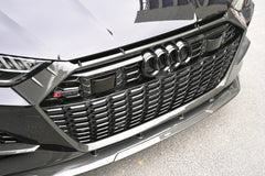 Audi RS6 C8 2020-ON & RS7 C8 2020-ON with Aftermarket Parts - Front Lip Pre-preg Carbon Fiber from BCTXE Tuning