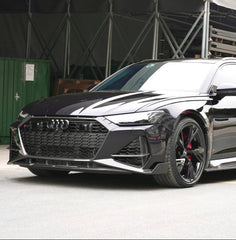 Audi RS6 C8 2020-ON & RS7 C8 2020-ON with Aftermarket Parts - Grill Trill Pre-preg Carbon Fiber from BCTXE Tuning