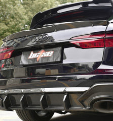 Audi RS6 C8 2020-ON with Aftermarket Parts - Rear Lip Spoiler Carbon Fiber from BCTXE Tuning