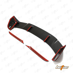 Audi RS6 C8 2020-ON with Aftermarket Parts - V2 Rear Roof Spoiler Carbon Fiber from BCTXE Tuning