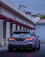 Audi RS6 C8 2020-ON & RS7 C8 2020-ON with Aftermarket Parts - Rear Diffuser & Canards Carbon Fiber from BCTXE Tuning