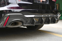 Audi RS6 C8 2020-ON & RS7 C8 2020-ON with Aftermarket Parts - Rear Diffuser & Canards Carbon Fiber from BCTXE Tuning