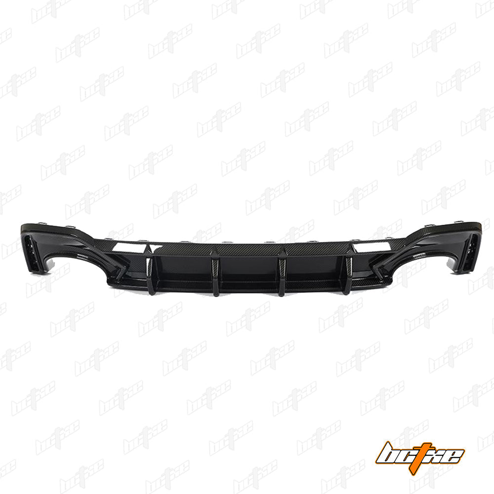 Audi RS6 C8 2020-ON & RS7 C8 2020-ON with Aftermarket Parts - Rear Diffuser & Canards Carbon Fiber from BCTXE Tuning