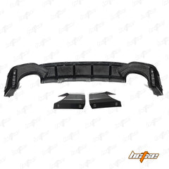 Audi RS6 C8 2020-ON & RS7 C8 2020-ON with Aftermarket Parts - Rear Diffuser & Canards Carbon Fiber from BCTXE Tuning
