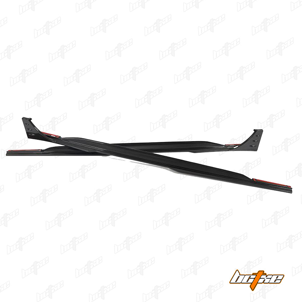 Audi RS6 C8 2020-ON & RS7 C8 2020-ON with Aftermarket Parts - Side Skirts Carbon Fiber from BCTXE Tuning