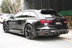 Audi RS6 C8 2020-ON & RS7 C8 2020-ON with Aftermarket Parts - Side Skirts Carbon Fiber from BCTXE Tuning