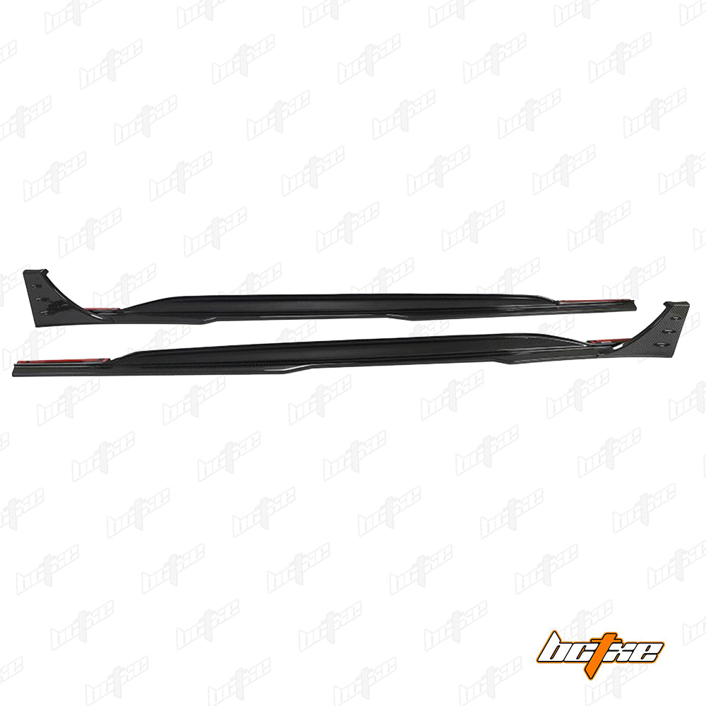 Audi RS6 C8 2020-ON & RS7 C8 2020-ON with Aftermarket Parts - Side Skirts Carbon Fiber from BCTXE Tuning