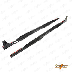 Audi RS6 C8 2020-ON & RS7 C8 2020-ON with Aftermarket Parts - Side Skirts Carbon Fiber from BCTXE Tuning