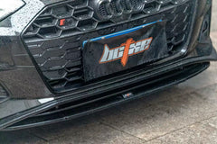 Audi S4 / A4 (with S-line bumper) B9.5 2020 2021 2022 2023 2024 with Aftermarket Parts - V2 Front Lip Pre-preg Carbon Fiber from BCTXE Tuning