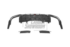 Audi S5 A5 S-line (with s-line bumper, does not base model) B9.5 2020 2021 2022 2023 2024 with Aftermarket Parts - V2 Rear Diffuser Pre-preg Carbon Fiber from BCTXE Tuning