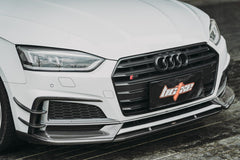 Audi S5 A5 S-line (with s-line bumper, does not base model) B9 2017 2018 2019 with Aftermarket Parts - Front Canards Carbon Fiber from BCTXE Tuning