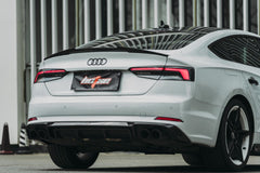 Audi RS5 S5 A5 B9 B9.5 2017-ON with BCTXE Tuning's Aftermarket Parts - Rear Lip Spoiler Carbon Fiber. A complete transformation of style and performance.