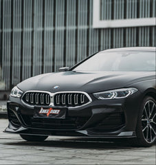 BMW 8 Series M850 840 G14 G15 G16 2018-ON with Aftermarket Parts - Front Lip Pre-preg Carbon Fiber from BCTXE Tuning
