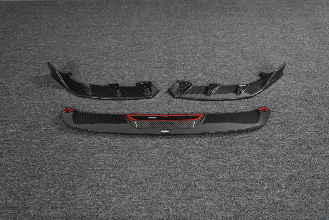 BMW M2 / M2C G87 2023-ON with Aftermarket Parts - Front Lip Dry Pre-preg Carbon from BCTXE Tuning