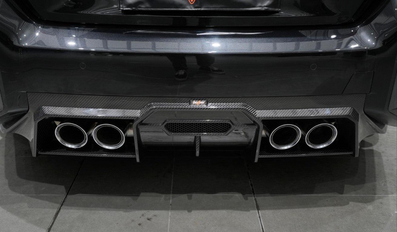 BMW M2 / M2C G87 2023 2024 with Aftermarket Parts - Rear Diffuser Pre-preg Carbon Fiber from BCTXE Tuning