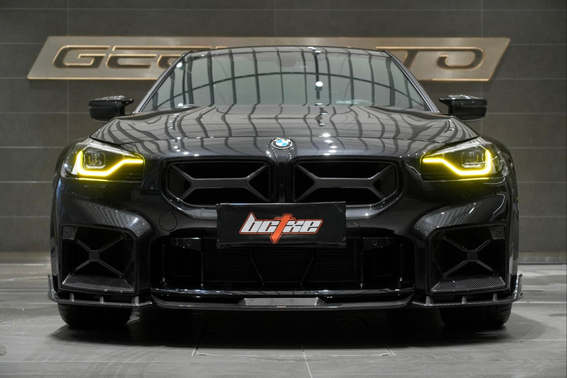 BMW M2 / M2C G87 2023-ON with Aftermarket Parts - Front Lip Dry Pre-preg Carbon from BCTXE Tuning