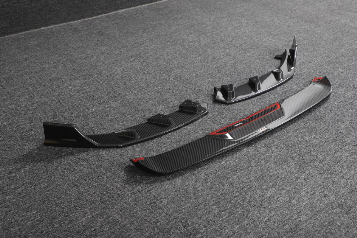 BMW M2 / M2C G87 2023-ON with Aftermarket Parts - Front Lip Dry Pre-preg Carbon from BCTXE Tuning