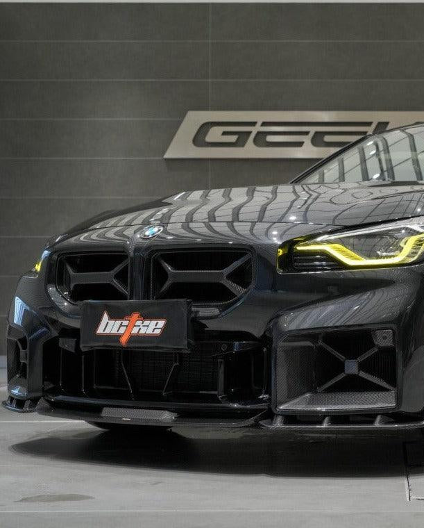 BMW M2 / M2C G87 2023-ON with Aftermarket Parts - Pre-preg Carbon Fiber Front Lip from BCTXE Tuning