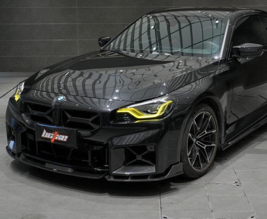 BMW M2 / M2C G87 2023 2024 with Aftermarket Parts - Front Lip Pre-preg Carbon Fiber from BCTXE Tuning