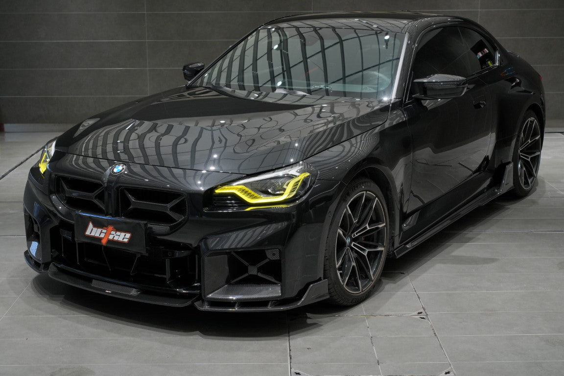 BMW M2 / M2C G87 2023-ON with Aftermarket Parts - Pre-preg Carbon Fiber Front Grill from BCTXE Tuning