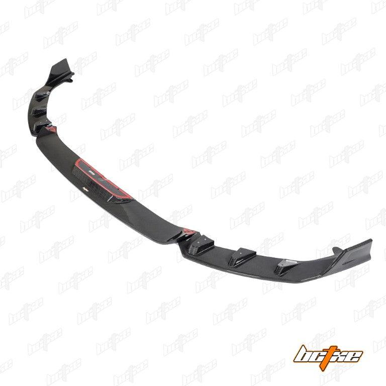 BMW M2 / M2C G87 2023 2024 with Aftermarket Parts - Front Lip Pre-preg Carbon Fiber from BCTXE Tuning