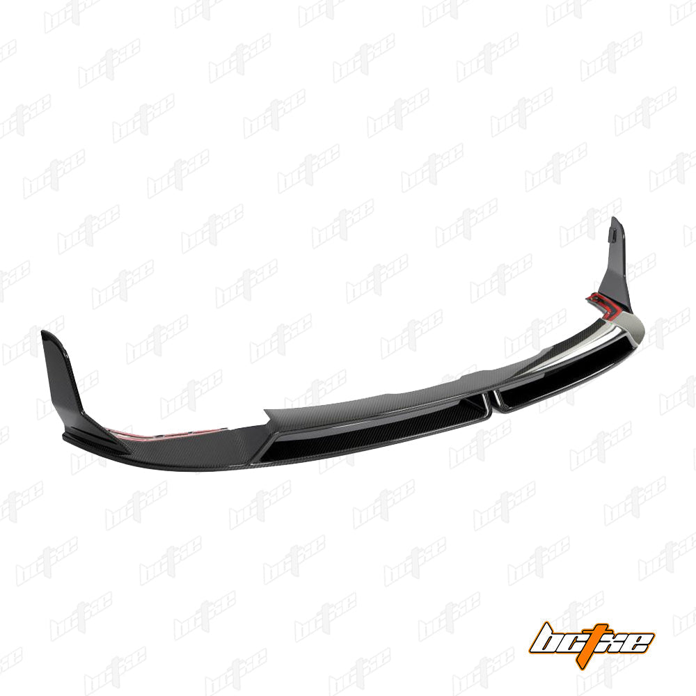 BMW M3 G80 G81 2021-ON & M4 G82 G83 2021-ON with Aftermarket Parts - V3 Style Pre-preg Carbon Fiber Front Lip from BCTXE Tuning