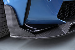 BMW M3 G80 G81 2021-ON & M4 G82 G83 2021-ON with Aftermarket Parts - V3 Style Pre-preg Carbon Fiber Front Lip from BCTXE Tuning