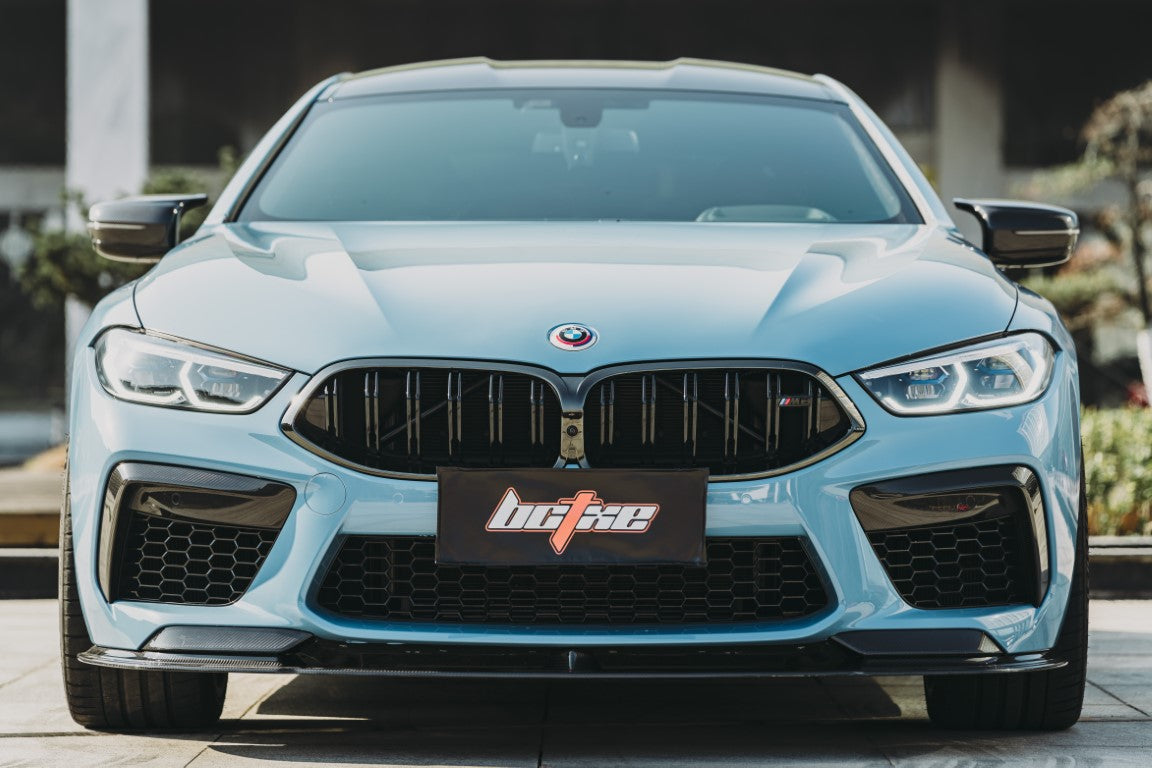 BMW M8  F91 F92 F93 2019-ON with Aftermarket Parts - Pre-preg Carbon Fiber Front Lip from BCTXE Tuning