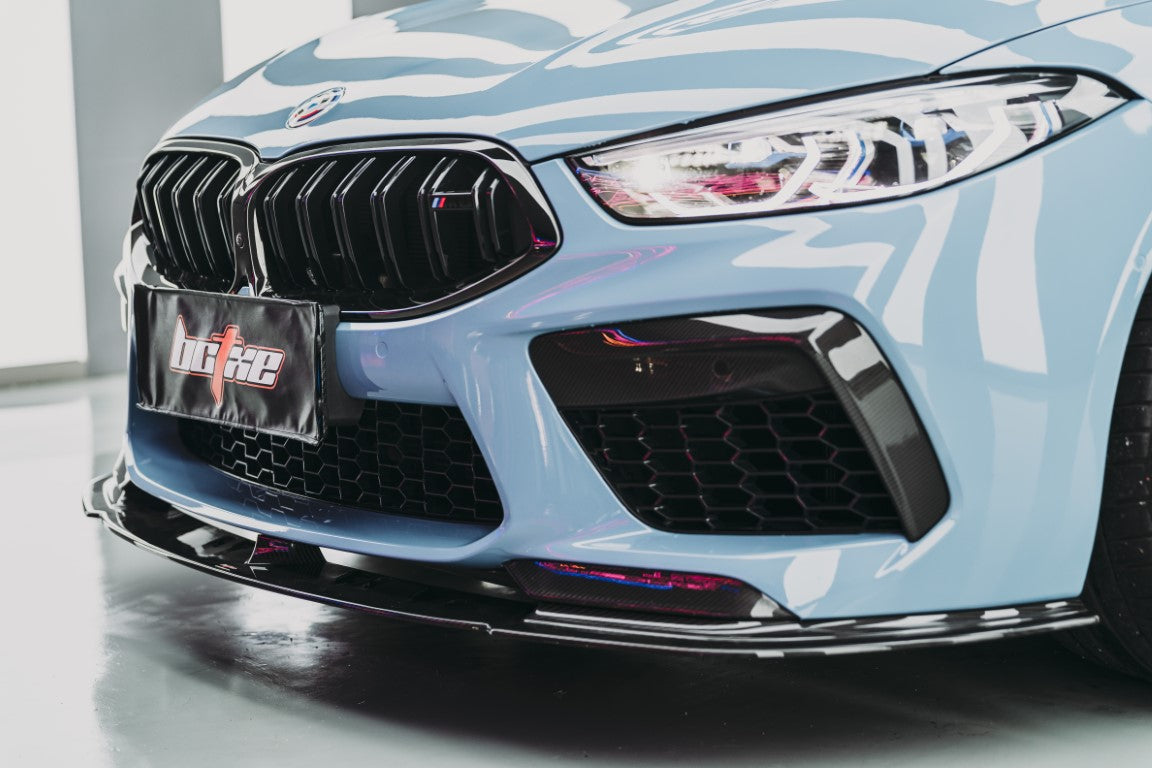 BMW M8  F91 F92 F93 2019-ON with Aftermarket Parts - Pre-preg Carbon Fiber Front Lip from BCTXE Tuning