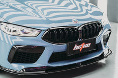 BMW M8  F91 F92 F93 2019-ON with Aftermarket Parts - Pre-preg Carbon Fiber Front Lip from BCTXE Tuning