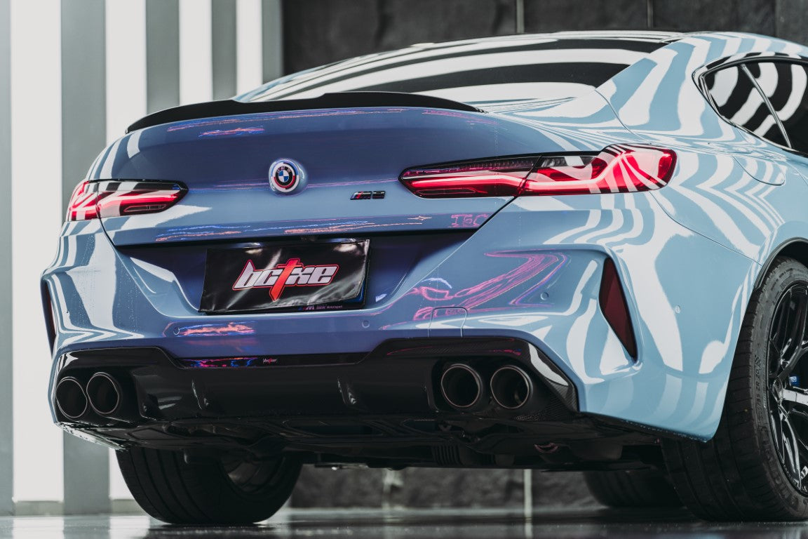 BMW M8 F91 F92 F93 2019-ON with Aftermarket Parts - Pre-preg Carbon Fiber Rear Diffuser from BCTXE Tuning