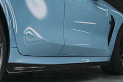 BMW M8 F91 F92 2019-ON & M8 F93 2019 2020 2021 2022 2023 2024 with Aftermarket Parts - Side Skirts Pre-preg Carbon Fiber from BCTXE Tuning