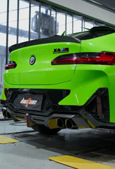BMW X4M X4MC F98 (Fits Both Pre-LCI & LCI) 2019 2020 2021 2022 2023 2024 & X4 G02 (Fits Both Pre-LCI & LCI) 2019 2020 2021 2022 2023 2024 with Aftermarket Parts - Rear Spoiler Carbon Fiber from BCTXE Tuning