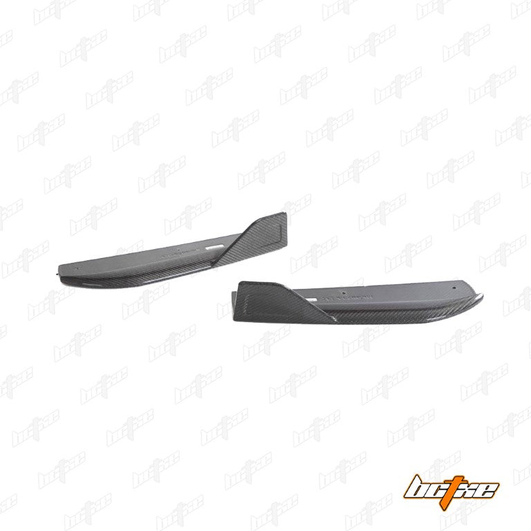BMW X4M X4MC F98 LCI 2022 2023 2024 with Aftermarket Parts - Rear Diffuser & Canards Carbon Fiber from BCTXE Tuning
