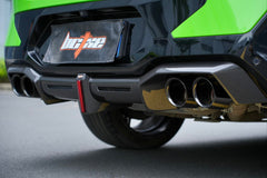 BMW X4M X4MC F98 LCI 2022 2023 2024 with Aftermarket Parts - Rear Diffuser & Canards Carbon Fiber from BCTXE Tuning