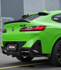BMW X4M X4MC F98 (Fits Both Pre-LCI & LCI) 2019 2020 2021 2022 2023 2024 & X4 G02 (Fits Both Pre-LCI & LCI) 2019 2020 2021 2022 2023 2024 with Aftermarket Parts - Roof Spoiler Carbon Fiber from BCTXE Tuning